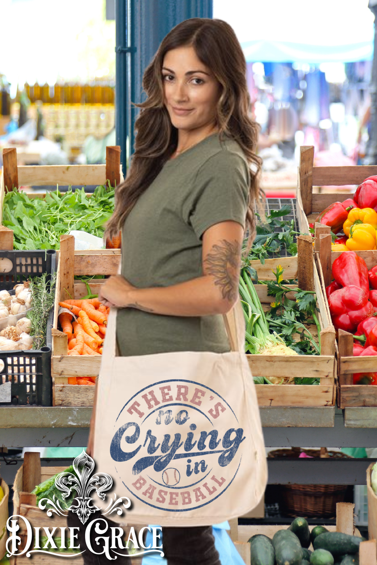 No Crying in Baseball - Market Bag