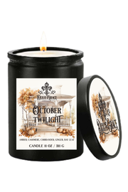 October Twilight - 11 oz Glass Candle - Cotton Wick