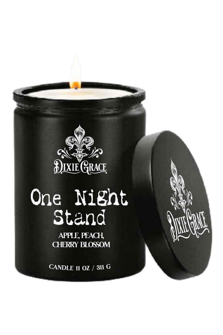 One Night Stand - 11 oz Glass Candle - Cotton Wick