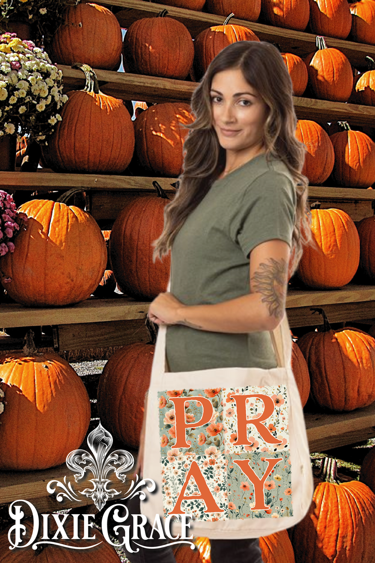 PRAY Patchwork - Gift - Canvas - Two Options - Tote Bag