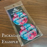 Football Mom Cursive - Set of 2 - Car Coasters