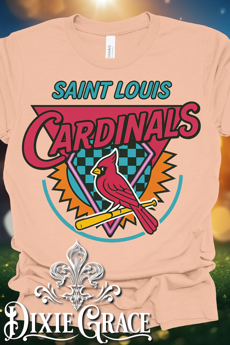 STL Retro - Peach - Youth, Tank, Sweatshirt, Hoodie Option - Graphic Tee