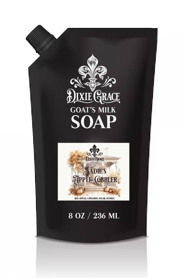 Sadie's Apple Cobbler - Goat's Milk Soap - Refill Bag