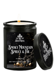 Smoky Mountain Spruce & Fir - 11 oz Glass Candle - Cotton Wick