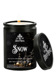 Snow - 11 oz Glass Candle - Cotton Wick