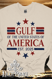 Gulf of America Est 2025 - Natural - Sweatshirt Option - Graphic Tee