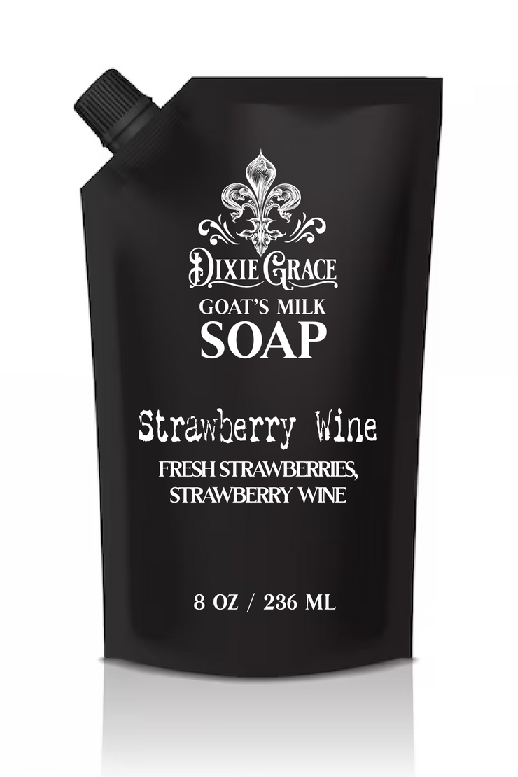 Strawberry Wine - Goat's Milk Soap - Refill Bag