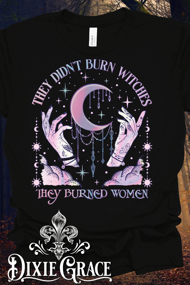 They Burned Women - Black - Youth, Sweatshirt, Hoodie Option - Graphic Tee