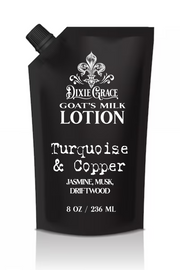 Turquoise & Copper - Goat's Milk Lotion - Refill Bag