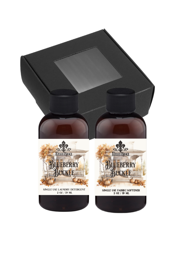 Fall Laundry Set - Mini Detergent and Fabric Softener by Scent - Gift Box