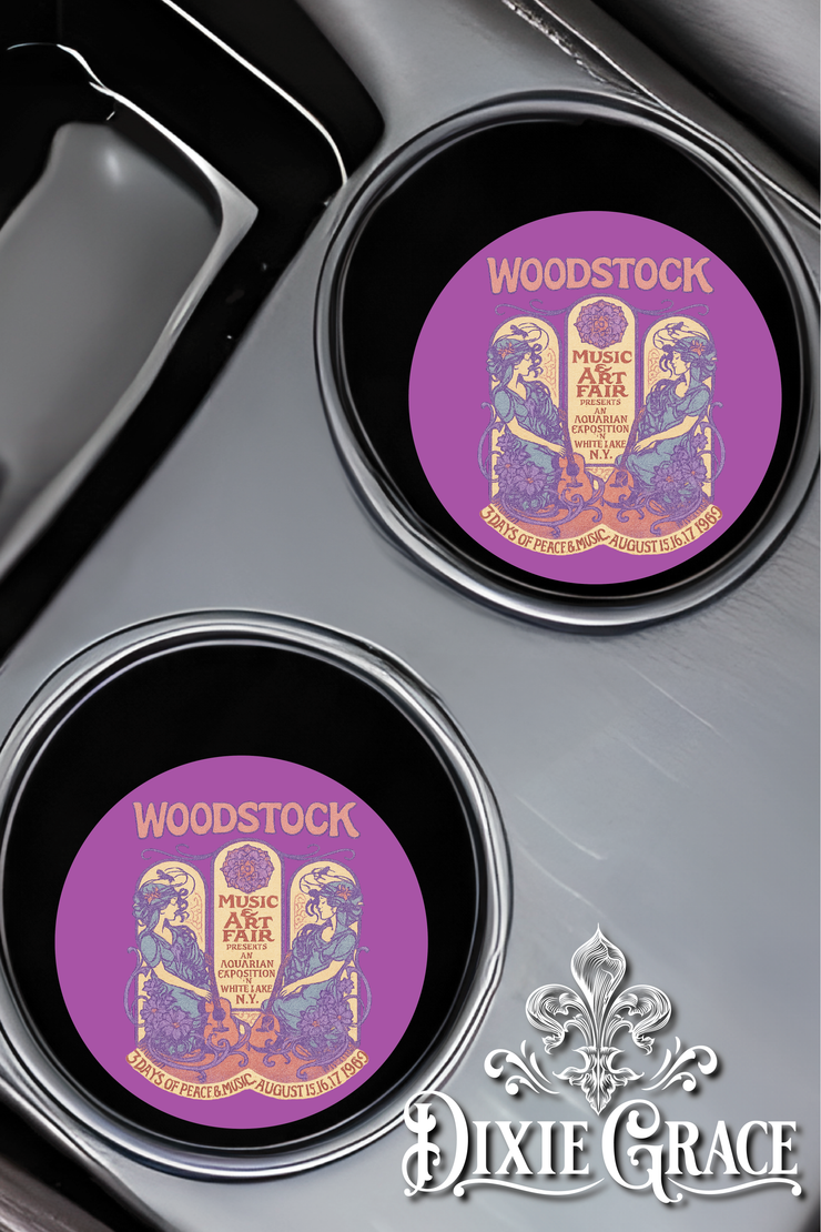 Woodstock Art Fair - Set of 2 - Car Coasters