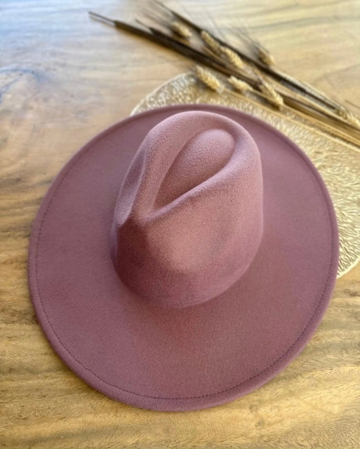 Sunshine Dreams - Wide Brim Felt - Adjustable - Hat