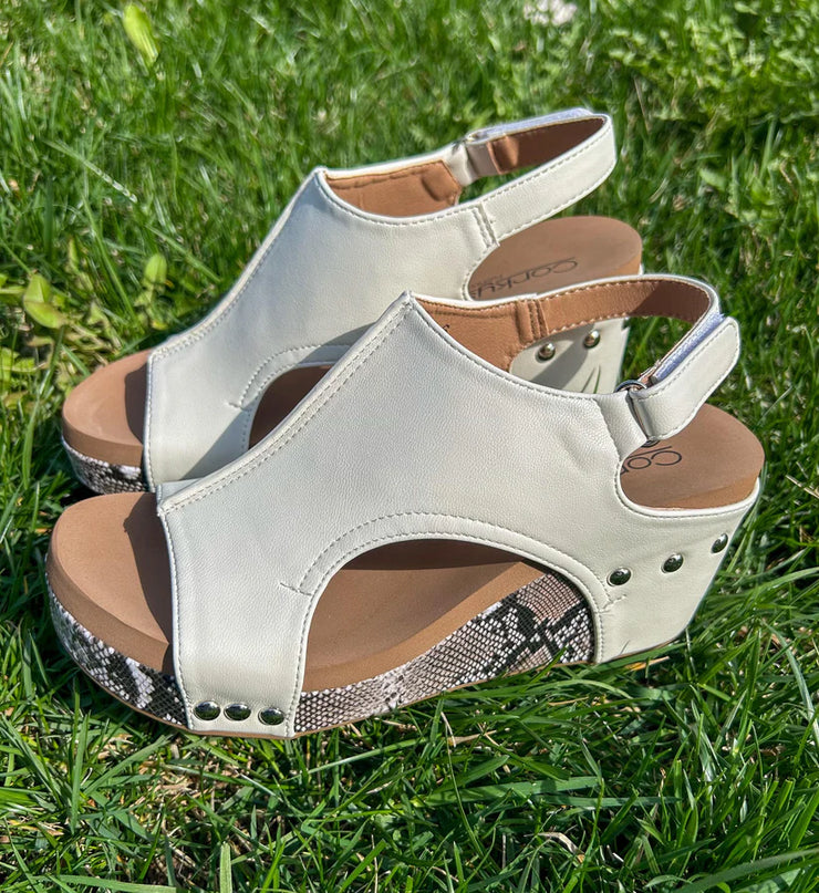 Carley - Snake - Wedges