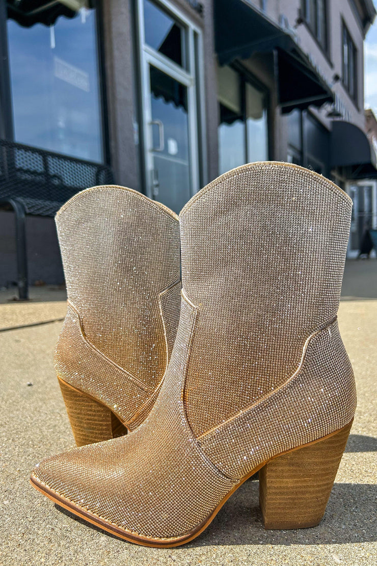 Corkys Selfie Rhinestone Western Bootie - BeLoved Boutique