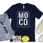 MOCO Block - Hecker - White Screen Print - Multiple Color Options!  - Graphic Tee