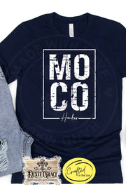 MOCO Block - Hecker - White Screen Print - Multiple Color Options!  - Graphic Tee