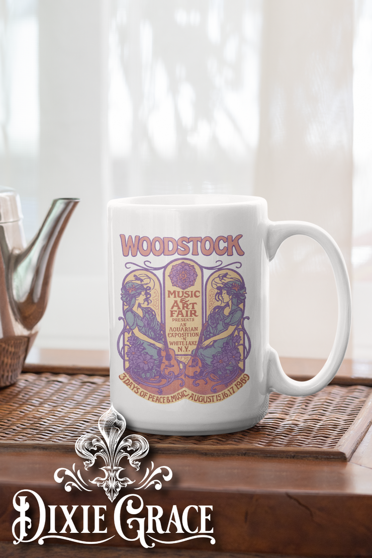 Woodstock Art Fair - Large Coffee Mug