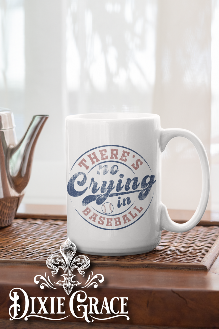No Crying in Baseball - Large Coffee Mug