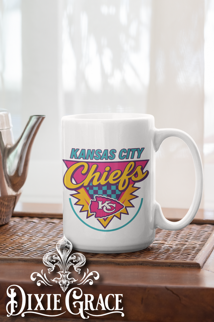 KC Retro - Large Coffee Mug