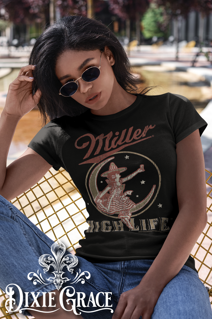 High Life Vintage Moon - Vintage Black - Youth, Tank, Sweatshirt, Hoodie Option - Graphic Tee