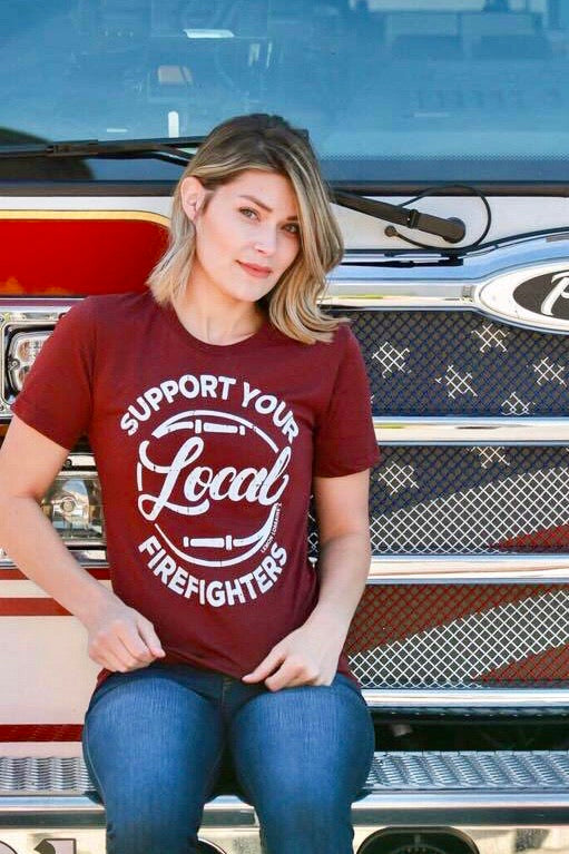 Support Local Firefighters - Graphic Tee