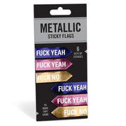 Fuck Yeah/Fuck No - Metallic Sticky Flags